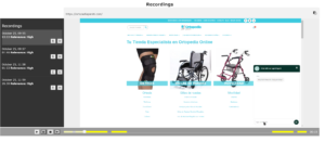 recording user sessions