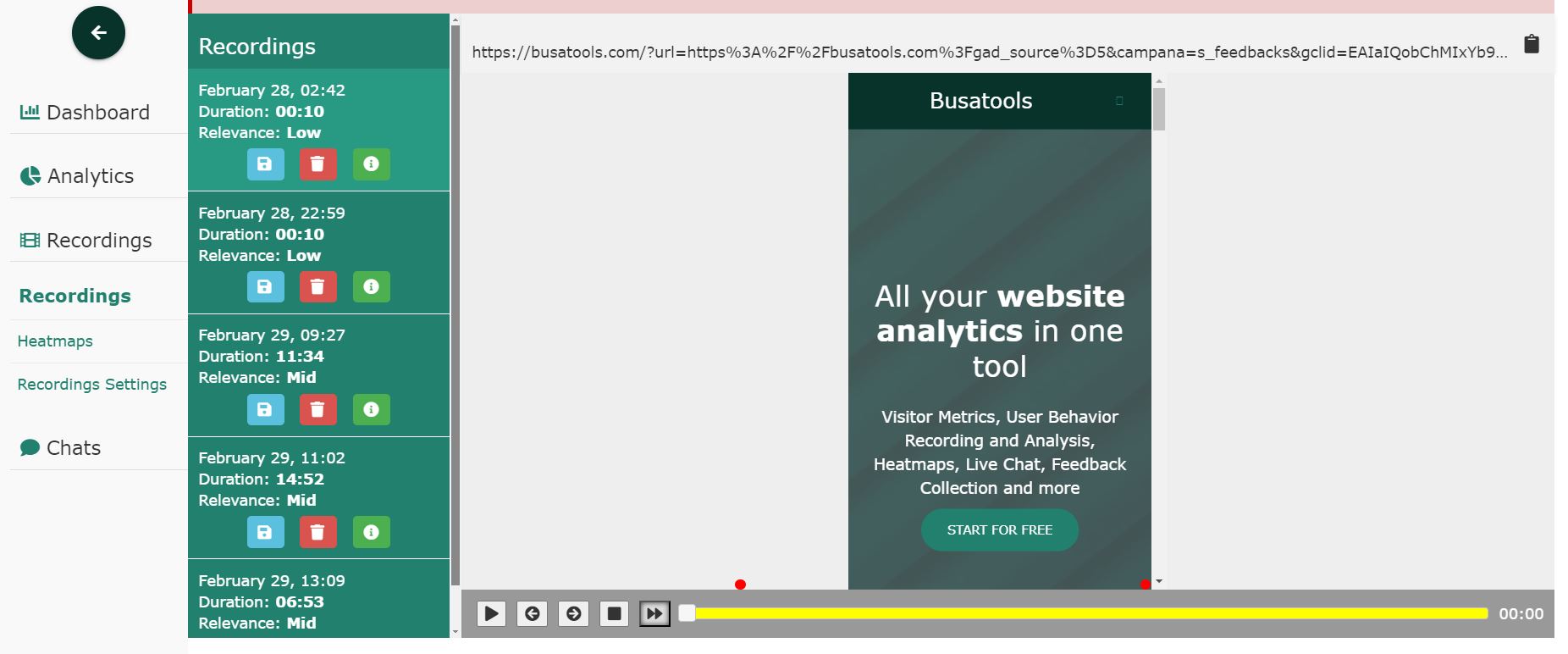 Session Recording Tool